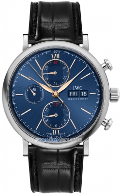 Buy this new IWC Portofino Chronograph IW391036 mens watch for the discount price of £5,355.00. UK Retailer.